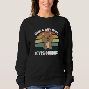 Gewoon een jongen die van Quokkas houdt - Sweet Qu Trui