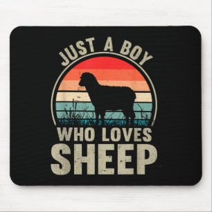 Gewoon een jongen die van schapen houdt Recto Farm Muismat
