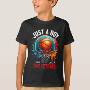 Gewoon een jongen die van schetsen houdt, grappige t-shirt