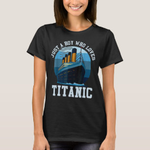 Gewoon een jongen die van Titanic Titanic Classic T-shirt