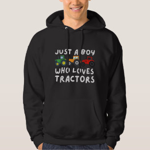 Gewoon Een Jongen Die Van Tractors Houdt - Boer & Hoodie