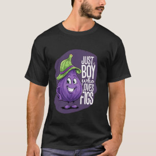 Gewoon een jongen die van vijgen houdt voor een vi t-shirt