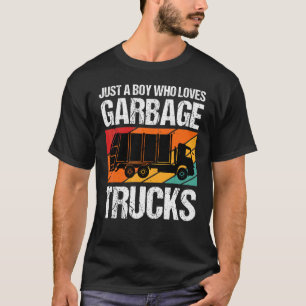 Gewoon een jongen die van vuilniswagens houdt 1 t-shirt