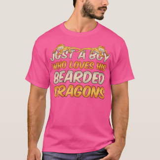Gewoon een jongen die van zijn baardagamen houdt t-shirt