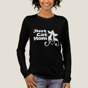 Gewoon een kattenmoeder T-shirt – Mooie en simpele