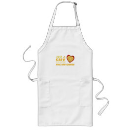 Gewoon een kerel die van mac en kaas houdt lang schort