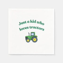 Gewoon een kind die van tractoren houdt - Patry Pa Servet