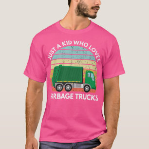 Gewoon een Kind die van vuilniswagens houdt T-shirt