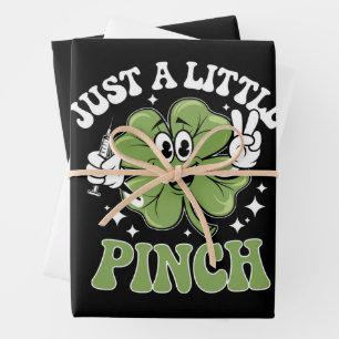 Gewoon een klein knijpje verpleegster St. Patrick' Inpakpapier Vel