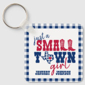 Gewoon een klein stadje - Texas Sleutelhanger (Voorkant)
