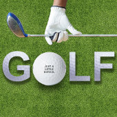 Gewoon een kleine omweg, grappig, cool, minimalist golfballen