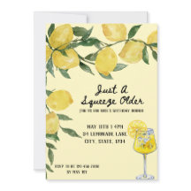 Gewoon een knijp oudere verjaardag uitnodiging