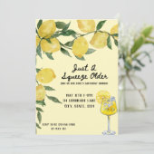 Gewoon een knijp oudere verjaardag uitnodiging (Staand voorkant)