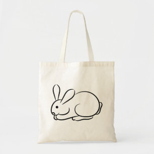 Gewoon een konijn tote bag