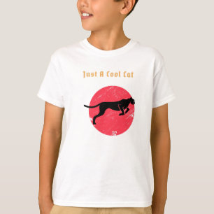Gewoon een kool kat - panter t-shirt