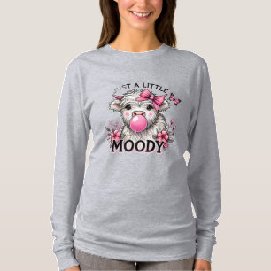 Gewoon Een Lichtelijk Gemoedelijke Baby Koe T-shirt
