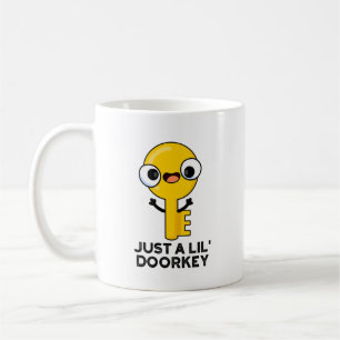 Gewoon een lil door een sleutelhanger, Funny Dorky Koffiemok