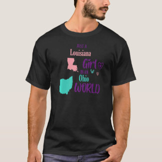 Gewoon een Louisiana meisje in een Ohio World T-shirt