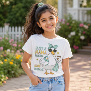 Gewoon Een Mama Die Goede Mensen Opvoedt T-shirt