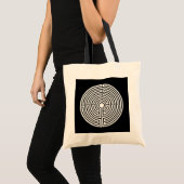 Gewoon een Maze Circular Tote Bag (Voorkant (product))