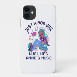 Gewoon een meid uit de jaren 90 die van muziek hou iPhone 11 hoesje