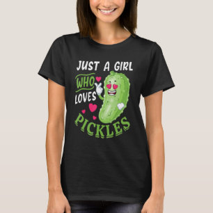 Gewoon Een Meis Dat Van Augurken Houdt Augurk Veg T-shirt