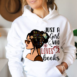 GEWOON EEN MEISJE ,Boekliefhebber Bloemenboeken le Hoodie
