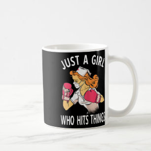 Gewoon Een Meisje Dat Dingen Slaat Verpleegster Bo Koffiemok