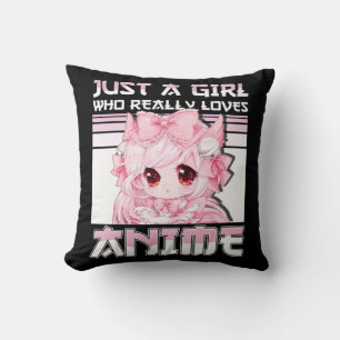 Gewoon een meisje dat echt van Anime Girls Tiener Kussen