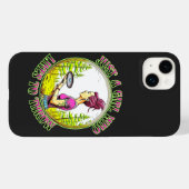 Gewoon een meisje dat graag gooit | Schijfgolf Case-Mate iPhone Case (Achterkant (horizontaal))