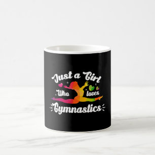 Gewoon een meisje dat gymnastiek leuk vindt koffiemok