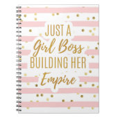 Gewoon een meisje dat haar keizerrijk modern bouwt notitieboek (Voorkant)