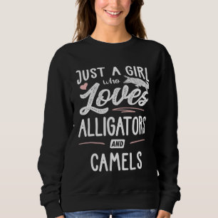 Gewoon een meisje dat houdt van alligators en kame trui