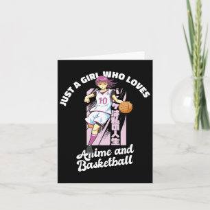 Gewoon een meisje dat houdt van anime en bysketbyl kaart
