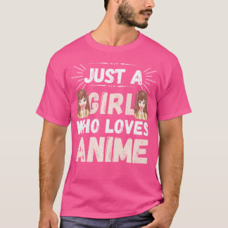Gewoon een meisje dat houdt van anime meisjes en a t-shirt