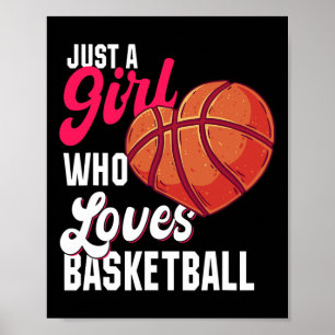 Gewoon een meisje dat houdt van basketbal meisje K Poster