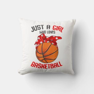 Gewoon een meisje dat houdt van basketbal meisje kussen