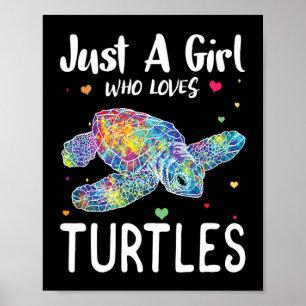 Gewoon een meisje dat houdt van de Waterverf van d Poster