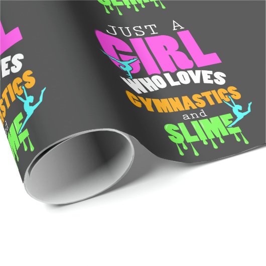 Gewoon een meisje dat houdt van gymnastiek en glip cadeaupapier (Rol Hoek)