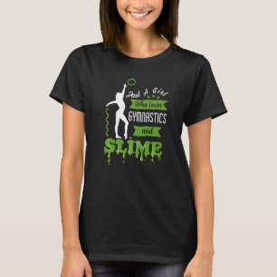 Gewoon een meisje dat houdt van gymnastiek en gymn t-shirt