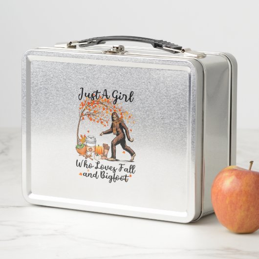 Gewoon een meisje dat houdt van Herfst en Bigfoot (In situ)