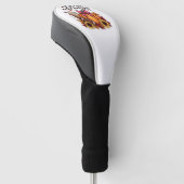 Gewoon een meisje dat houdt van Herfst Pumpkin Spi Golfheadcover (Schuin)