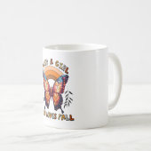 Gewoon een meisje dat houdt van Herfst Thanksgivin Koffiemok (Voorkant rechts)