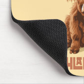 Gewoon een meisje dat houdt van Highland Koeien Muismat (Hoek)