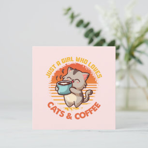 Gewoon een meisje dat houdt van katten en koffie