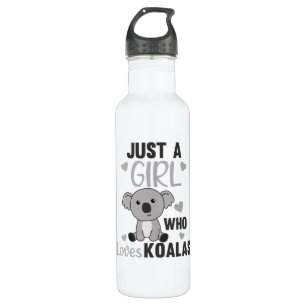 Gewoon een meisje dat houdt van Koalas Cute Koala  Waterfles