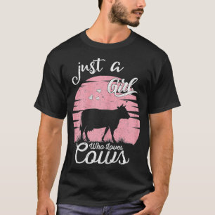 Gewoon een meisje dat houdt van Koeien Shirt Koeie
