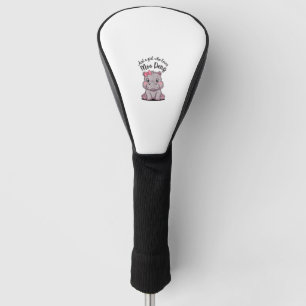 Gewoon een meisje dat houdt van Moo Deng Baby nijl Golfheadcover