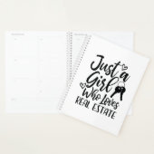 Gewoon een meisje dat houdt van onroerend goed pla planner (Display)