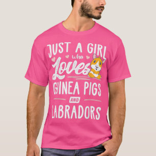 Gewoon een meisje dat houdt van parelhoenders en l t-shirt